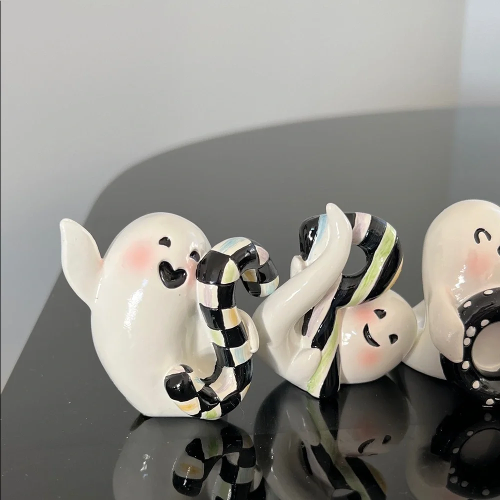 MacKenzie-Childs Boo Spooky Ghosts Set - Picture 2 of 13